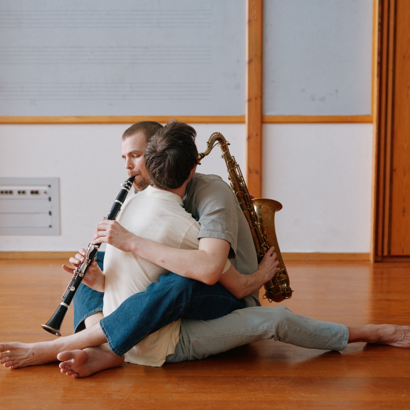 Photo Choreography for two musicians