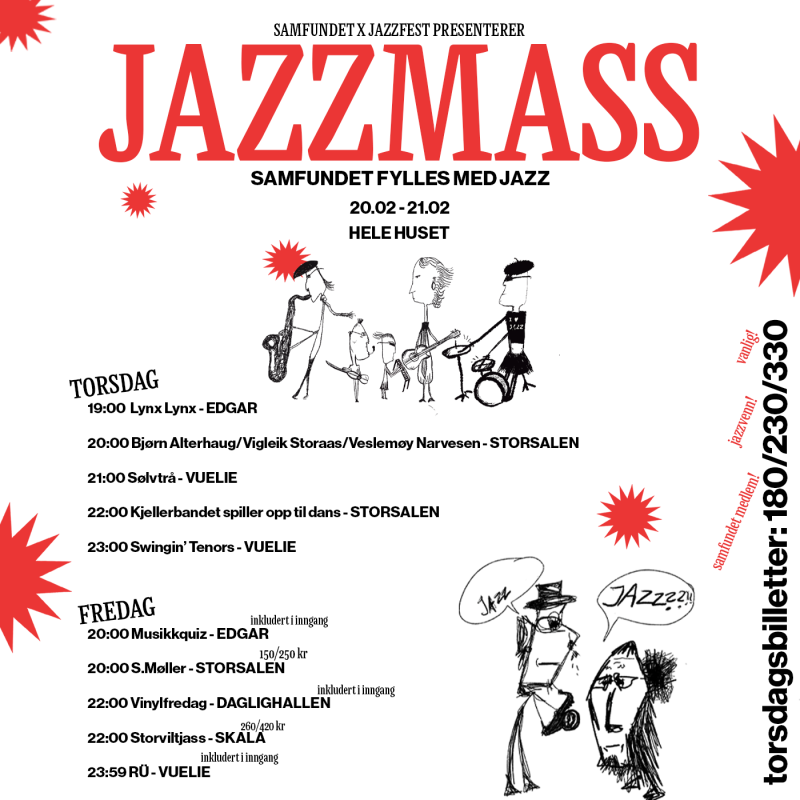 Line-up for Jazzmass 2025!