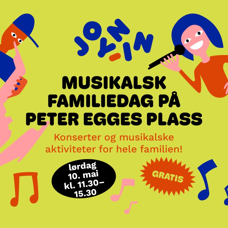 Foto av JOYN-IN Musikalsk familiedag på Peter Egges Plass