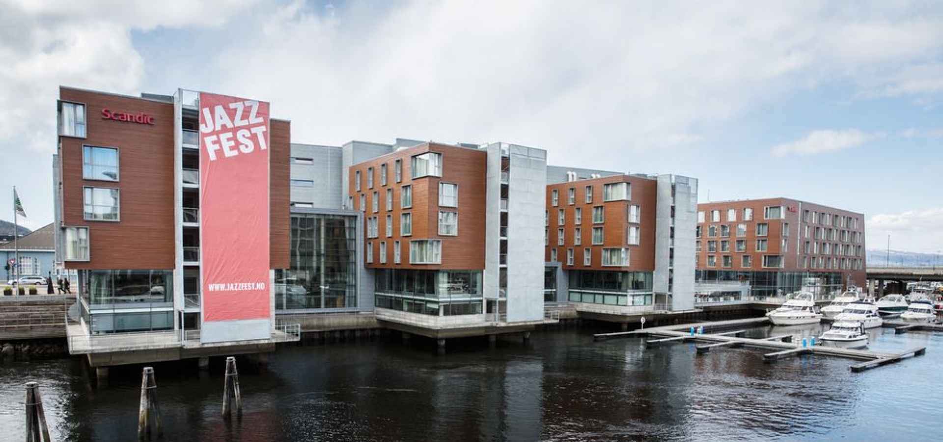 Foto av fasade på Scandic Nidelven