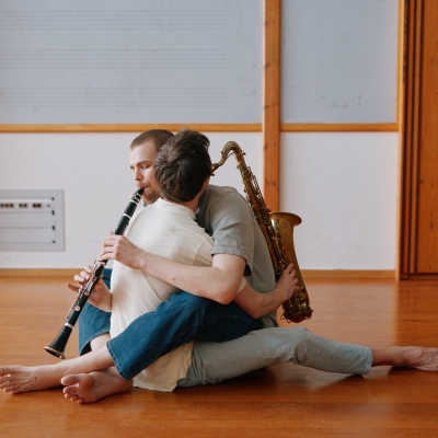 Photo Choreography for two musicians