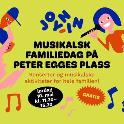 Foto av JOYN-IN Musikalsk familiedag på Peter Egges Plass