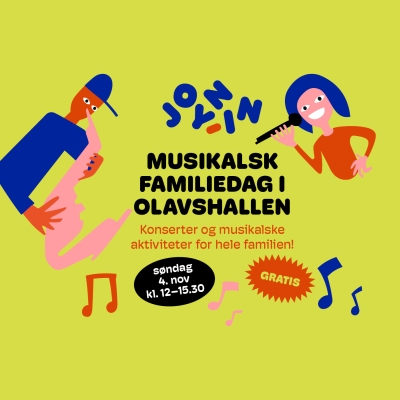 JOYN-IN musikalsk familiedag i Olavshallen